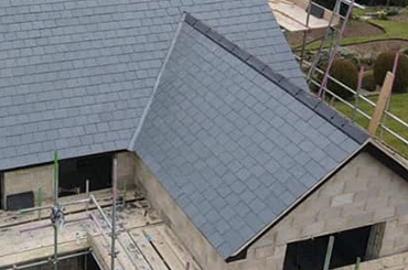 New Build House Slate Roof